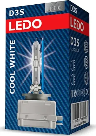 Лампа D3S 6000К LEDO Cool White. Артикул 42302lxcw