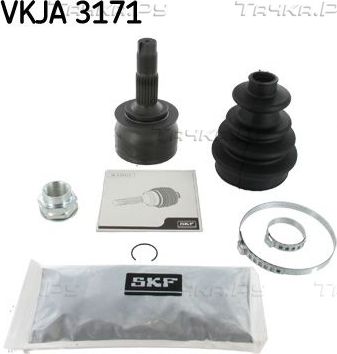 Шрус наружный (граната) SKF передний для Lancia Ypsilon II (Type 843) 2010-2011. Артикул VKJA 3171