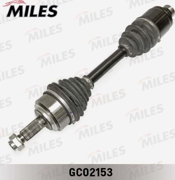 Полуось (привод в сборе, приводной вал) Miles передняя правая для Honda Accord VII 2004-2008. Артикул GC02153