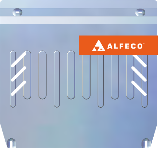 Защита алюминиевая Alfeco для картера и КПП Changan Alsvin 2018-2026. Артикул ALF.57.14al