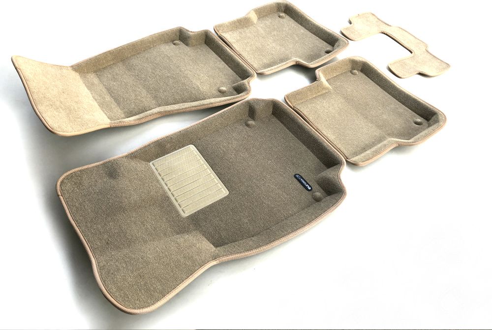 Коврики текстильные Euromat 3D Business для салона Audi A7 2010-2018 Бежевые. Артикул EMC3D-001107T