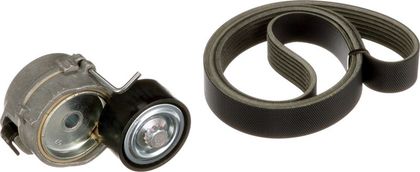 Приводной ремень поликлиновой с роликами (комплект) Gates Micro-V® Kit для Nissan X-Trail T31 2007-2013. Артикул K017PK1705