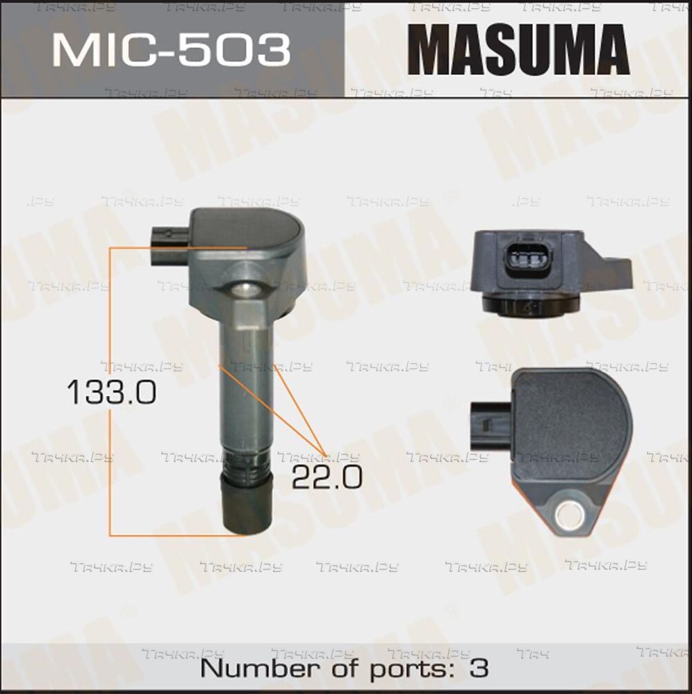 Катушка зажигания Masuma для Honda FR-V 2007-2009. Артикул MIC-503
