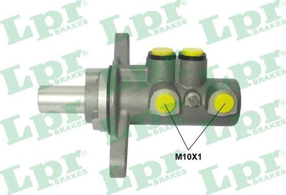 Тормозной цилиндр главный LPR (алюминий) для Suzuki Splash I 2008-2015. Артикул 6104
