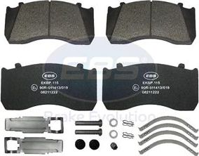 Тормозные колодки EBS. Артикул EKBP.115