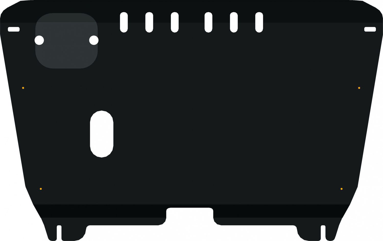 Защита Alfeco для картера и КПП Toyota Camry 40 (V40, XV40) XV40 2006-2011. Артикул ALF.24.04