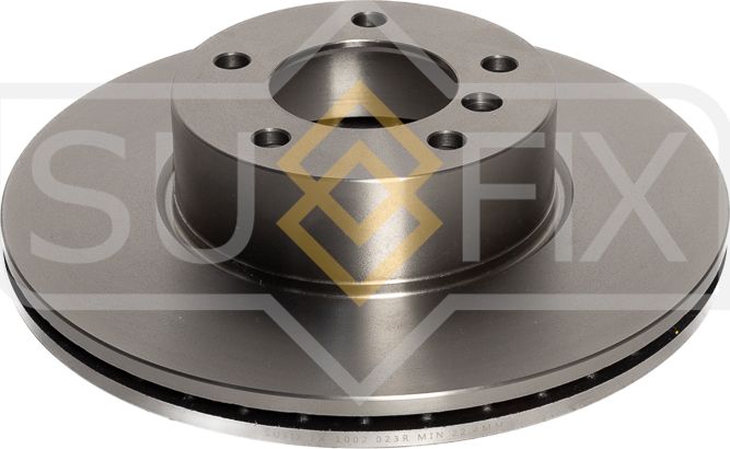 Диск тормозной передний правый/левый BMW 1 (F20) 2011-2019 (Sufix). Артикул FX1002