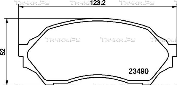 Тормозные колодки Nisshinbo. Артикул NP5005
