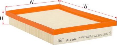 Воздушный фильтр Sakura. Артикул A-1184