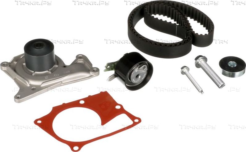 Помпа (водяной насос) с комплектом ремня ГРМ Gates PowerGrip® для Renault Latitude I 2010-2015. Артикул KP25578XS-2