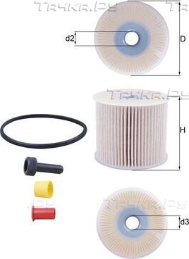 Топливный фильтр Mahle для Fiat Ulysse I 1999-2002. Артикул KX 85D