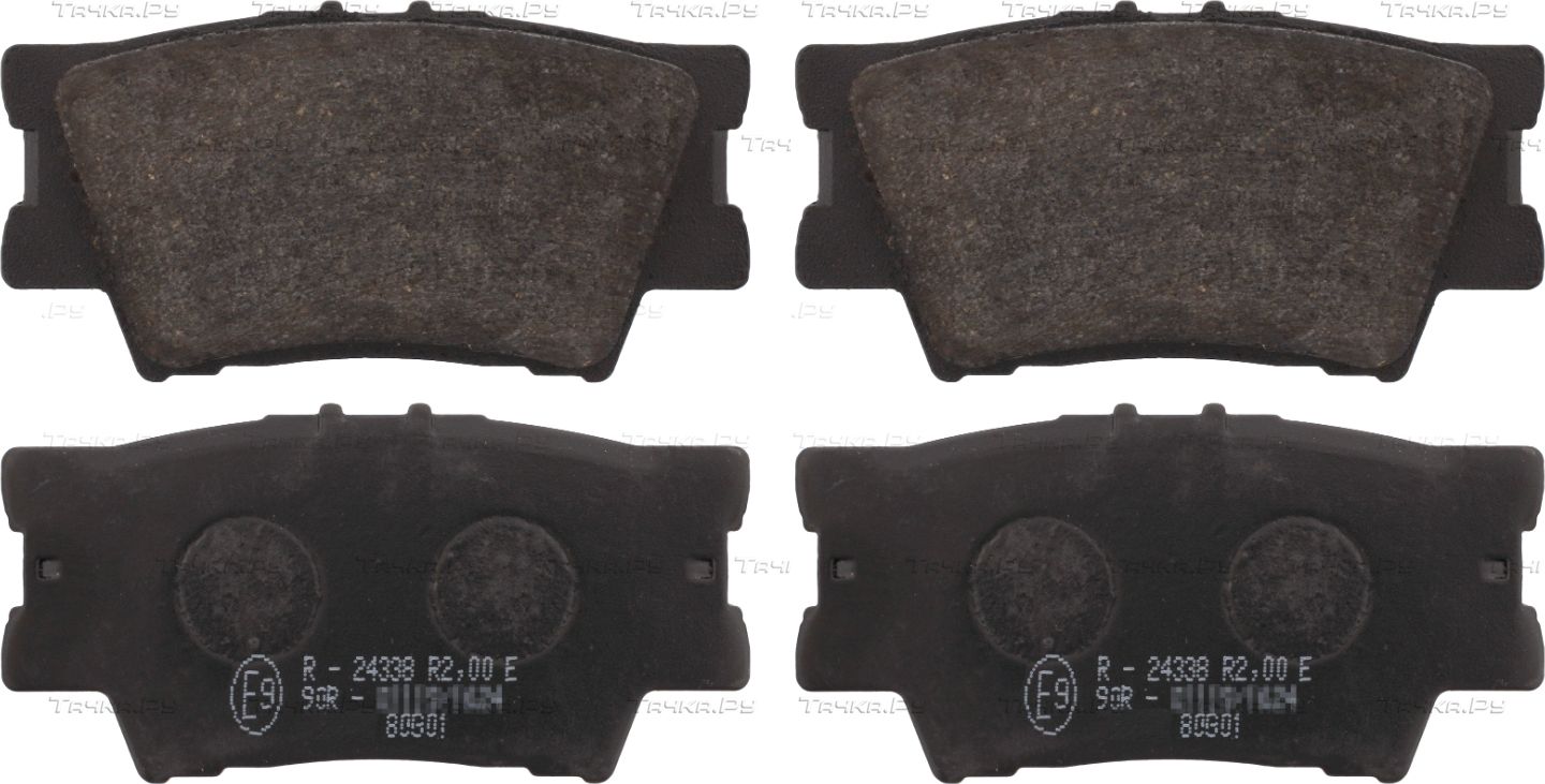 Тормозные колодки Blue Print задние для Toyota Matrix II (E140) 2008-2014. Артикул ADT342168