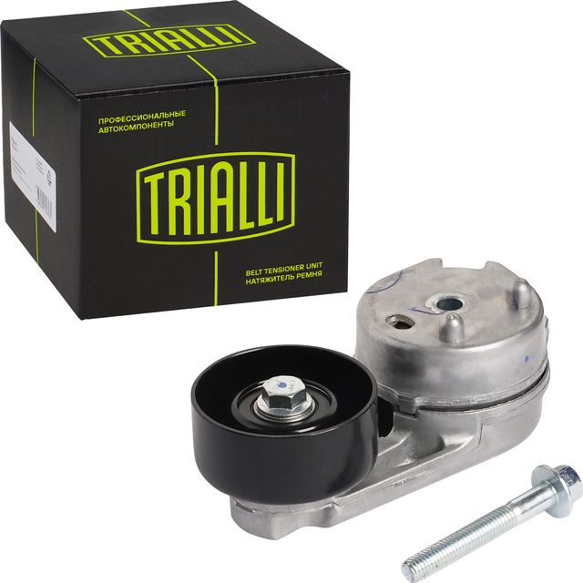 Натяжной ролик (натяжитель) приводного клинового зубчатого ремня Trialli для Land Rover Discovery IV 2009-2016. Артикул CM 5884