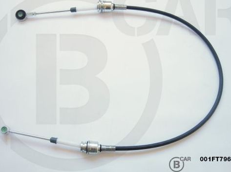 Трос переключения передач КПП B CAR. Артикул 001FT796
