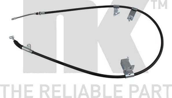 Трос ручника (тросик ручного тормоза) NK. Артикул 902257