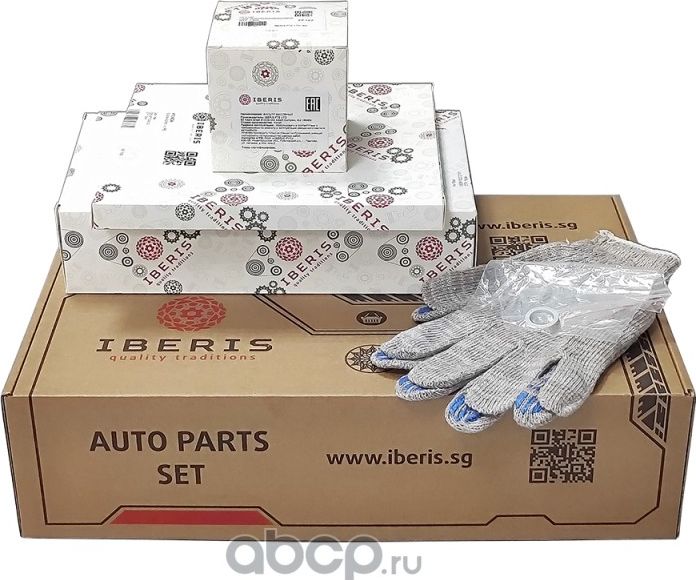 КОМПЛЕКТ ФИЛЬТРОВ LADA LARGUS 1,6 ДВИГАТЕЛЬ ВАЗ21129 (Iberis). Артикул IB770014KIT 