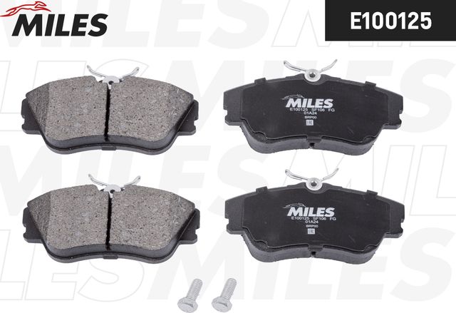 Тормозные колодки Miles (Semi-Metallic). Артикул E100125