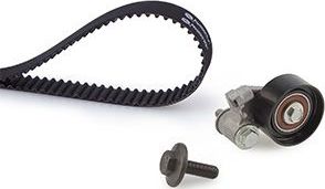 Ремень ГРМ с роликами (комплект) Gates PowerGrip® для Ford Fiesta IV 1995-1997. Артикул K015433XS