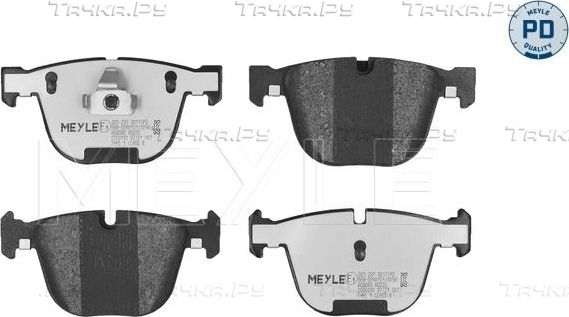 Тормозные колодки Meyle PD задние для BMW X5 II (E70) 2006-2013. Артикул 025 237 3017/PD