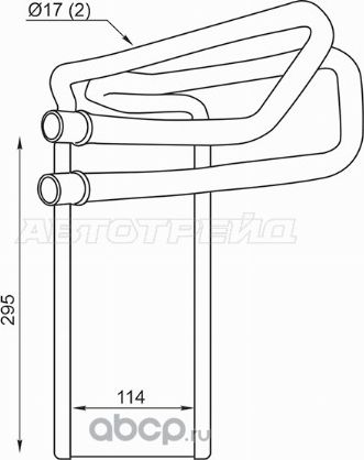 Радиатор отопителя салона LAND ROVER DISCOVERY 09-18RANGE ROVER SPORT 09-13 (SAT). Артикул ST870061