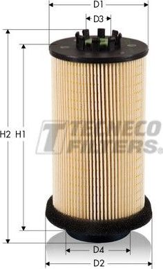 Топливный фильтр  Tecneco Filters. Артикул GS0600E