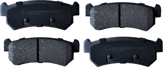 Тормозные колодки ASAM. Артикул 55435