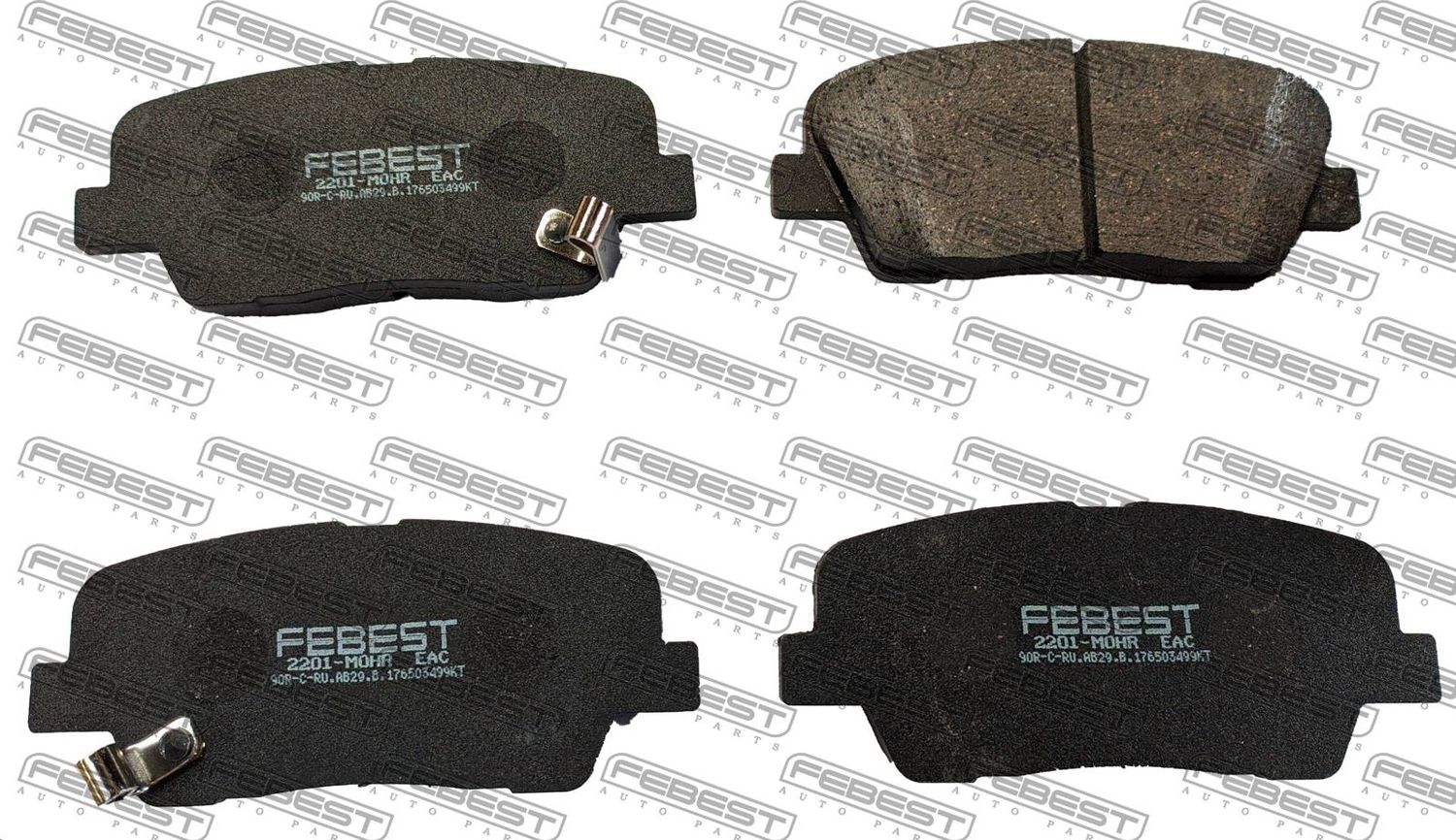 Тормозные колодки Febest. Артикул 2201-MOHR