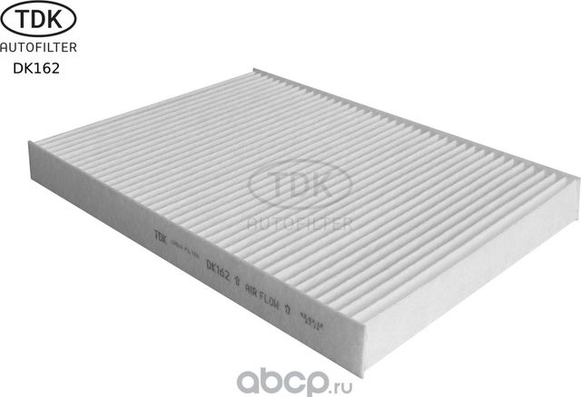 Фильтр салона AUDI A4 (8W), A5 + A5 Cabriolet (F5), A7 (4K), A8 (4N), Q6 II (FY) (ТДК). Артикул DK162
