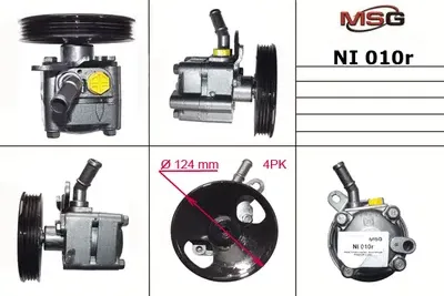 Насос ГУР восстановленный Nissan Almera N16 2000-2006, Nissan Primera P12 WP12 2 (MSG). Артикул NI010R