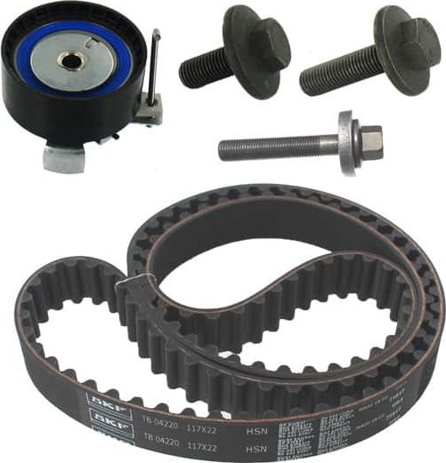 Ремень ГРМ с роликами (комплект) SKF для Ford Focus II 2005-2012. Артикул VKMA 04226