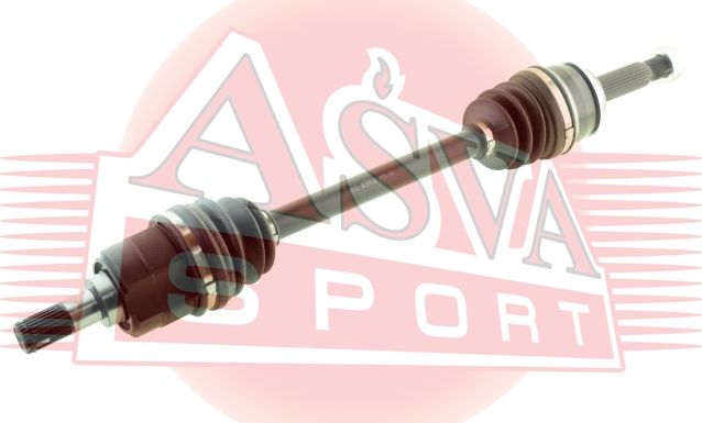 Полуось (привод в сборе, приводной вал) Asva передняя левая для Kia Rio III 2011-2017. Артикул HYDL-SOL
