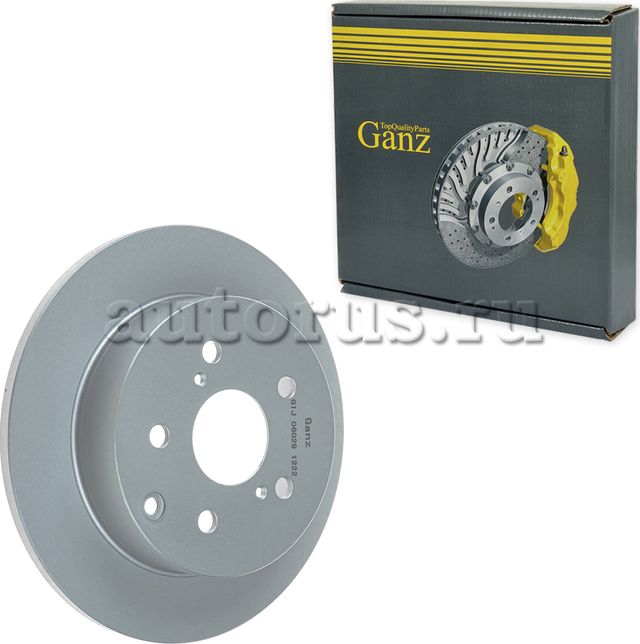 Диск тормозной задний TOYOTA RAV 4 III/IV / LEXUS HS GANZ GIJ06029. Артикул GIJ06029
