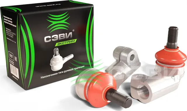 Наконечники тяги рулевой трапеции наружные (левый, правый) СЭВИ-ЭКСТРИМ ВАЗ 2110-2112, 2170-2172, 2190-2192, 2194, 1117-11 SEVI 7057 Sevi. Артикул 7057