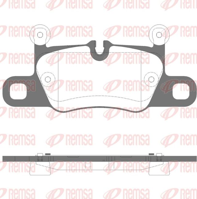 Тормозные колодки Remsa. Артикул 1714.30