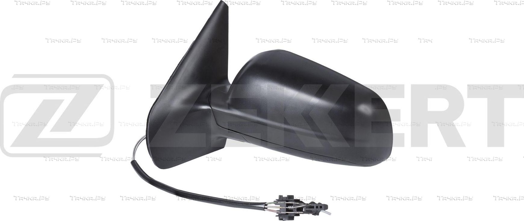Зеркало боковое (в сборе) Zekkert левое для Volkswagen Golf IV 1997-2006. Артикул SP-4359