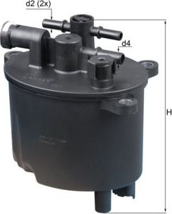 Топливный фильтр Mahle для Mitsubishi Outlander XL 2006-2012. Артикул KL 581