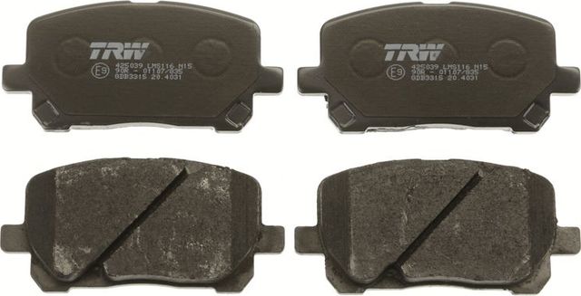 Тормозные колодки TRW COTEC. Артикул GDB3315