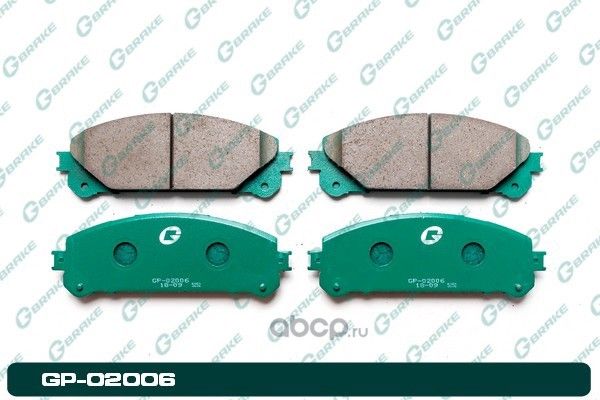 Колодки торм. диск. -0E010 (G-Brake). Артикул GP02006