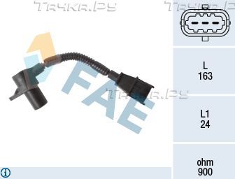 Датчик положения коленвала FAE для Kia Sorento I 2006-2011. Артикул 79528