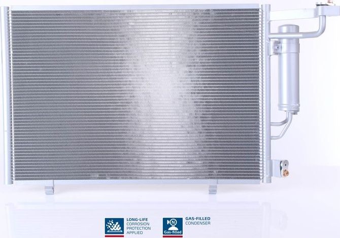 Радиатор кондиционера (конденсатор) Nissens (алюминий). Артикул 940531