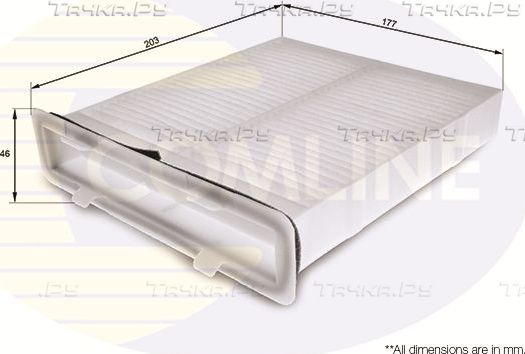 Салонный фильтр Comline. Артикул EKF316