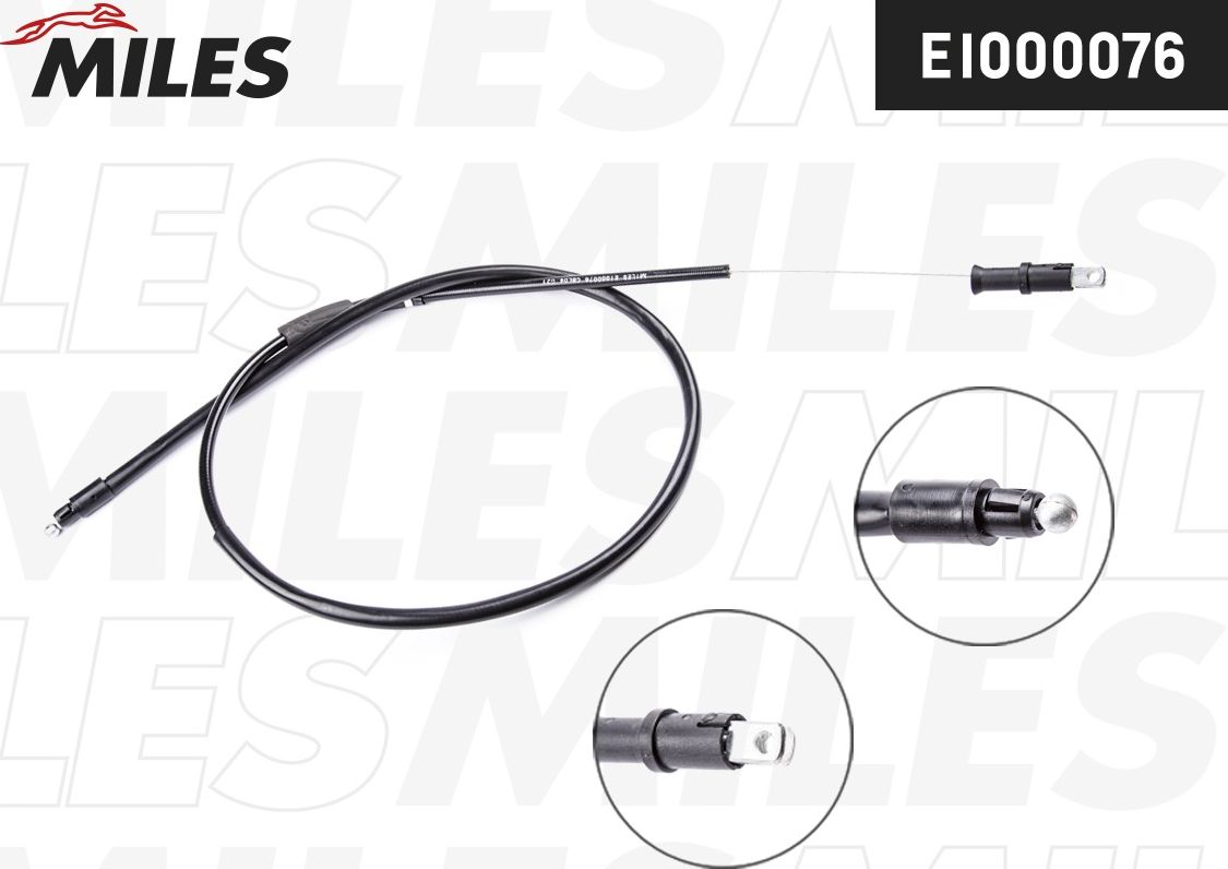 Трос ручника (тросик ручного тормоза) Miles. Артикул EI000076