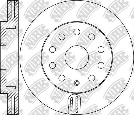 Тормозной диск NiBK. Артикул RN1803