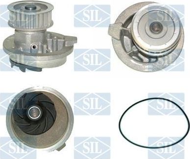Помпа (водяной насос) Saleri/SIL для Opel Astra F 1991-1998. Артикул PA709P
