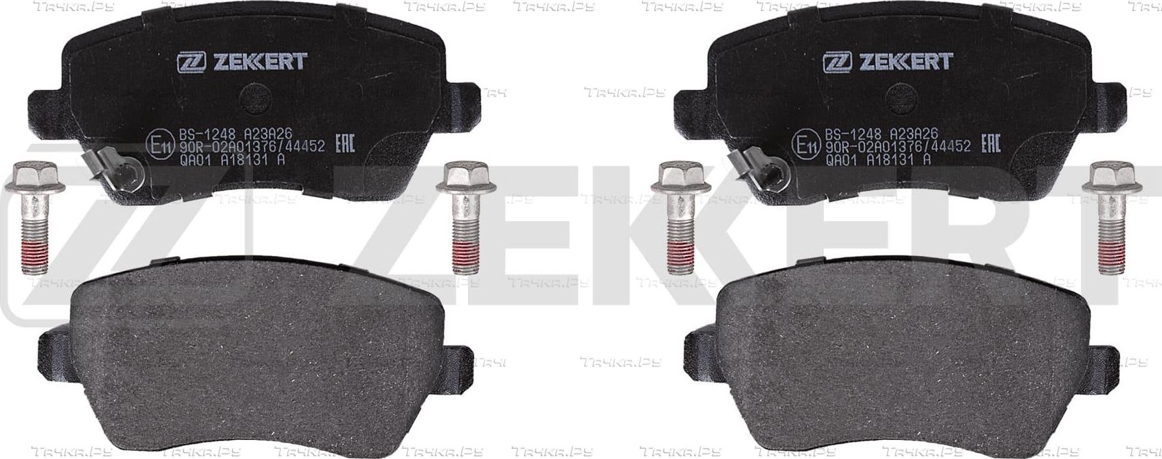 Тормозные колодки Zekkert передние для Suzuki Swift III 2005-2011. Артикул BS-1248