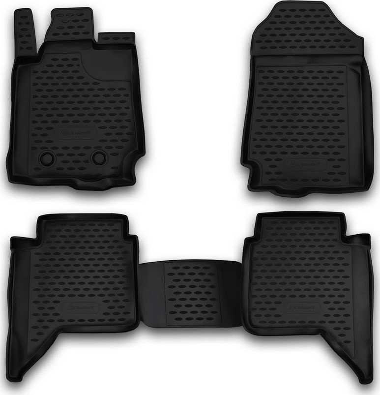 Коврики Element для салона Ford Ranger IV 4 дв. 2011-2022. Артикул ELEMENT1634210k