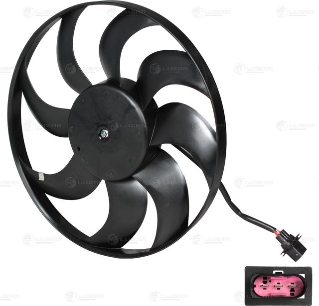 Вентилятор радиатора двигателя Luzar для SEAT Cordoba II 2002-2009. Артикул LFc 1805