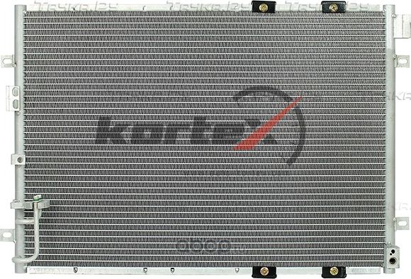 Радиатор кондиционера с ресивером Kia Sorento (02-) (LRAC 08E3) (Kortex). Артикул KRD2167