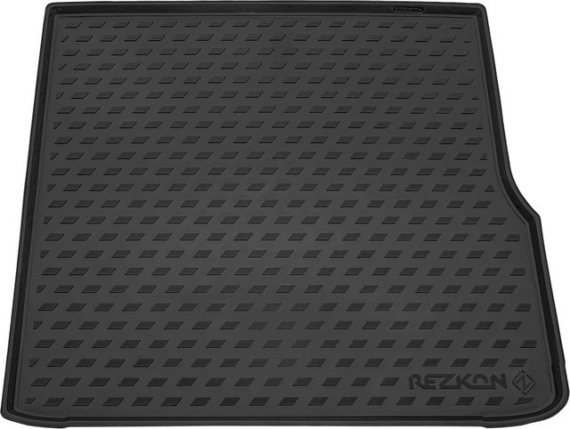 Коврик пластиковый Rezkon Ромб (ВЕРХ, без карманов) для багажника Lada Vesta SW 2015-2026. Артикул 5339045170