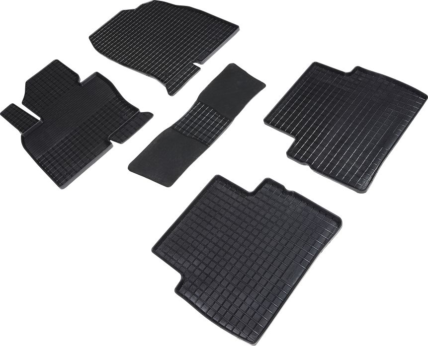 Коврики резиновые Seintex с узором сетка для салона Mazda CX-5 II 2017-2026. Артикул 96851